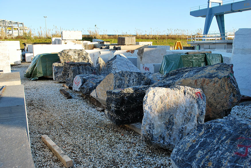 lifting a block of stone